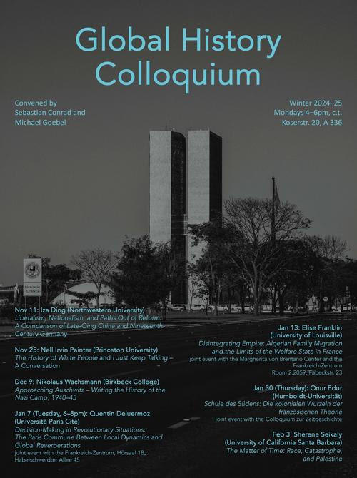 Plakat Global History Colloquium