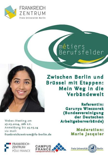 Berufsfelder | Métiers: Garunya Wieczorek