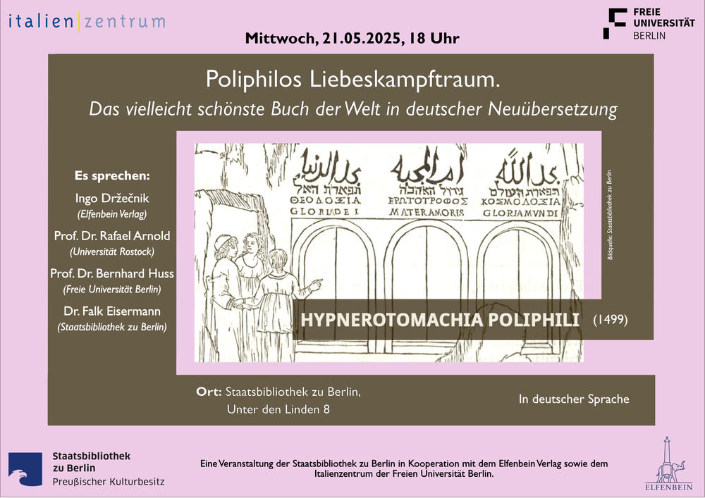 Poliphilos Liebeskampftraum-Flyer