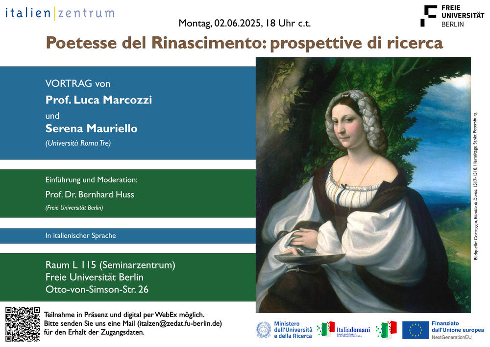 Poetesse del Rinascimento-Flyer