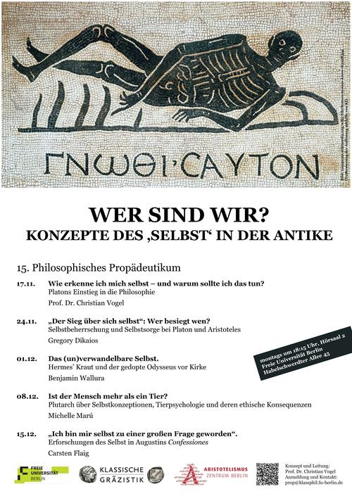 Wer sind wir? Konzepte des 'Selbst' in der Antike